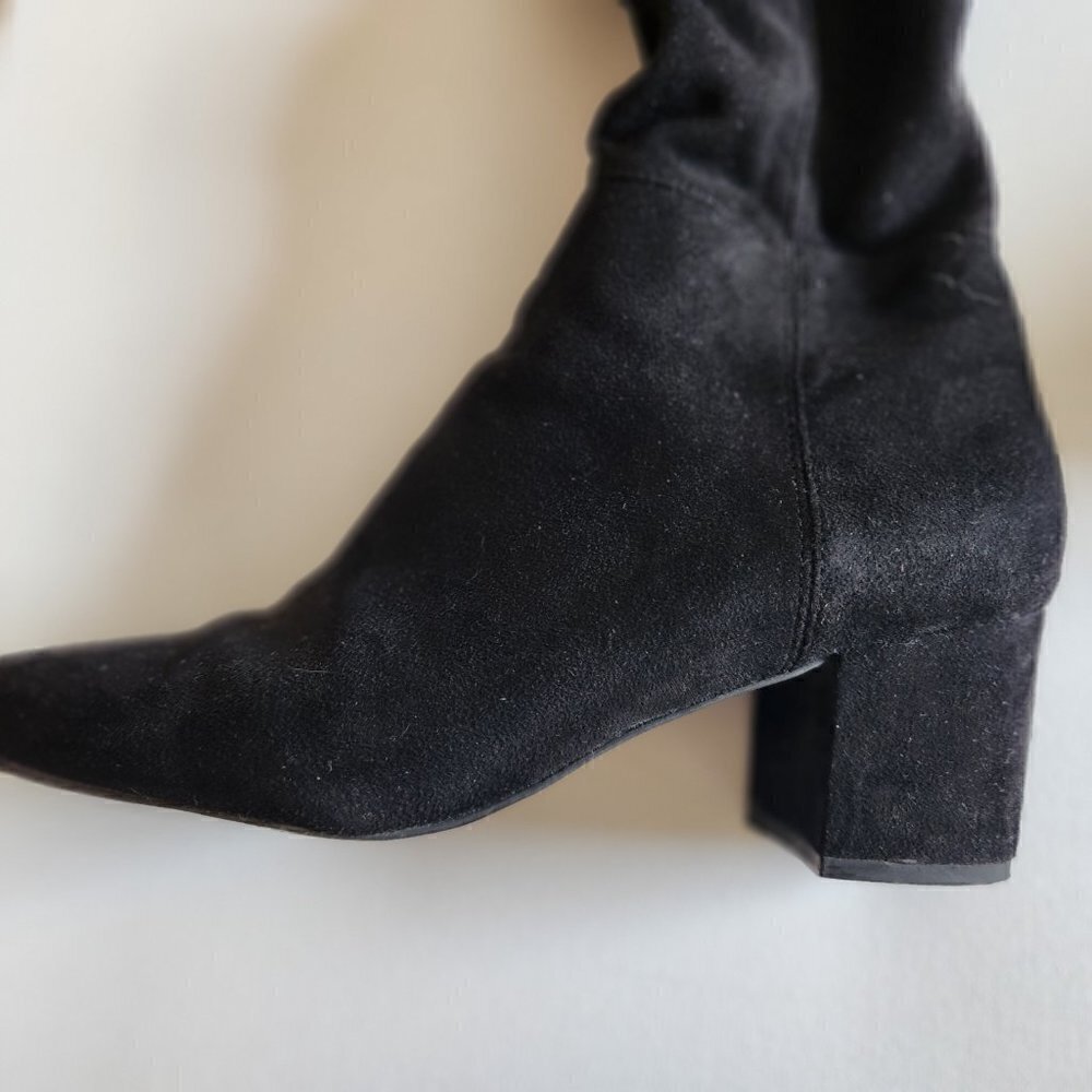 Steve Madden Brinkly Black Boots - Picture 5 of 9